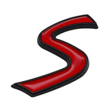Metal Car Side Sticker Auto Body Decals Trunk Badge SD S D Logo for R50 R52 R53 R55 R56 F54 F55 F56 F60 Decoration