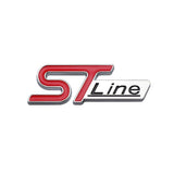 10x3.5cm Ford ST Line Metal Car Side Sticker Trunk Emblem Badge Decal