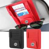 for Chrysler Voyager Delta Grand 200c 300c Pacifica Sebring Cruiser Auto Sun Visor Storage Bag Sunglasses Clip Car Accessories