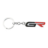 Toyota GR Logo Metal Car Key Rings Keychain Pendant