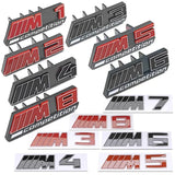 BMW M1 M2 M4 M3 M5 M6 M7 M8 Competition  Car Front Grille Emblem Rear Stickers