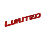 Jeep LIMITED Logo Letter Car Rear Sticker Decal