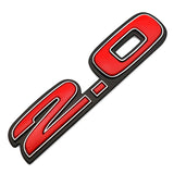 ABS Car Sticker SI 2.0 RS Logo Body Emblem Decal for Honda I VTEC Badge Fit Accord Odyssey CRV HRV Exterior Decoration