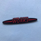 Car Rear Badge Sticker Side Fender 3D Emblem Accessories for John Cooper Works R50 R52 R53 R55 R56 F54 F55 F56 F60