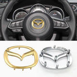 Mazda ABS Car Steering Wheel Sticker Auto Emblem Badge Decal