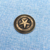 6cm Jeep 1941 2016 Star Metal Car Rear Sticker Auto Body Fender Side Emblem Badge