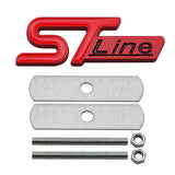 10x3.5cm Ford ST Line Metal Car Front Grille Emblem Badge Decal