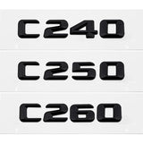 Mercedes Benz C240 C250 C260 C280 C300 C320 C350 C400 C500 Car Rear Stickers Decals Badge