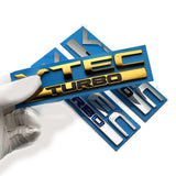 ABS Car Body Side Sticker for  VTEC TURBO Fit Jazz City Civic Inspire Accord HRV CRV Odyssey Jade Emblem Badge Accessories