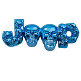 Jeep Skull ABS Car Front Emblem Badge Auto Rear Trunk Sticker Decal