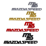 Mazda MS Mazdaspeed Metal Car Rear Sticker Decal Auto Front Grille Emblem Badge
