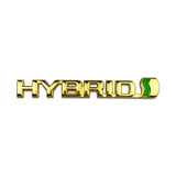 13.4x2cm Car Trunk Front Girlle Badge Sticker for Toyota Hybrid Yaris Avalon Auto Whole Body Emblem Decal Exterior Accessories
