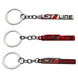 Peugeot GT Line Logo Metal Car Key Rings Keychain Pendant