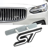 Ford ST Logo Metal Car Front Grille Emblem Badge Decal