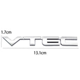 ABS Car Side Rear Refitting Decal VTEC Logo for Honda Fit City Civic HRV CRV Beat Jazz Accord Vision Odyssey Insight CRZ Vezel