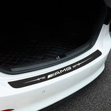 Mercedes Benz AMG Carbon Fiber Car Door Threshold Scratch Proof Sticker Decal