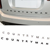 ABS Car Styling Rear Trunk Badge Sticker Decal Decoration For MINI COOPER Countryman Letter Emblem Auto Exterior Accessories