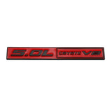 Ford 5.0L COYOTE V8 Metal Car Rear Sticker Auto Body Side Emblem Badge Decal