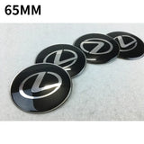 4pcs 65mm Lexus Car Wheel Center Hub Cap Sticker Decal