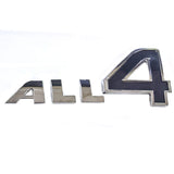 ABS Car Emblem Sticker ALL 4 Letter Badge ALL4 Decal for MINI COOPER JCW R60 R61 F60 Cooper S Countryman Paceman Accessories