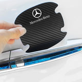 Mercedes Benz Carbon Fiber Car Door Bowl Handle Anti-collision Protective Stickers Scratches Film