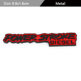 Ford Power Stroke Diesel V8 Metal Car Rear Sticker Auto Body Emblem Badge Decal