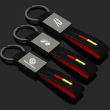 Volkswagen VW R Nylon Webbing Car Keychain Pendant Key Chain Holder