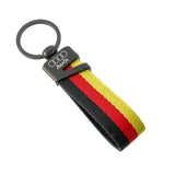 Audi Nylon Webbing Metal Car Keychain
