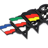 Chevrolet V8 Flag Metal Car Rear Sticker Decal Auto Trunk Emblem Badge