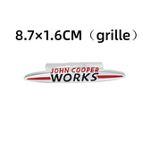 3D Car Rear Sticker Side Fender Emblem Accessories for Mini Cooper S John Cooper Works Logo R50 R52 R53 R55 R56 F54 F55 F56 F60