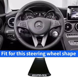 Car Steering Wheel Emblem Sticker for Mercedes Benz W203 W204 W205 W176 W211 W212 W213 GLA GLC