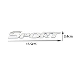Metal Car Sticker Rear Trunk 3D SPORT Emblem Grille Badge for Highlander Carmy Avalon Prius Corolla Yaris Hilux Styling
