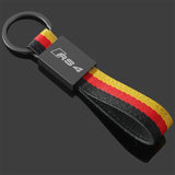 Audi RS3 RS4 RS5 RS6 RS7 RS8 Car Logo Metal Key Chain Key Holder