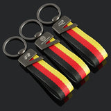 Volkswagen VW R Nylon Webbing Car Keychain Pendant Key Chain Holder