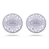 2pcs Land Rover Logo Car Water Coasters 7-color LED Light Cup Mat Holder