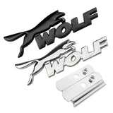 Ford Wolf Logo Metal Car Front Grille Emblem Trunk Badge Sticker Decal