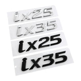 Hyundai IX25 IX35 Logo ABS Car Rear Emblem Badge Auto Trunk Sticker Decal