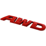 ABS Car Stickers AWD Logo Rear Trunk Emblem Badge Decals for VEZEL Accord Civic CR-V Toyota Highlander Volvo XC60 XC40 XC90