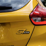 10x3.5cm Ford ST Line Metal Car Side Sticker Trunk Emblem Badge Decal