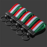 Audi Nylon Webbing Car Logo Key Chain Keychain Keyring