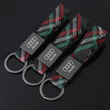 Audi Car Logo Keychain Pendant Key Chain Holder