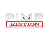Jeep PIMP Edition Metal Car Front Grille Emblem Badge Auto Rear Sticker Decal