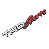 Metal Car Trunk Badge Rear Sticker for TRD Sports Logo Corolla Rav4 Prius Camry Highlander Yaris Auris Modified Decals