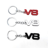Honda V8 Logo Metal Car Key Rings Keychain Pendant