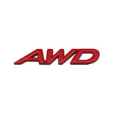 Mazda AWD Metal Car Trunk Sticker Decal Auto Rear Emblem Badge