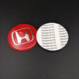 4pcs/set 60mm Honda Car Wheel Center Hub Cap Sticker Decal