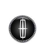 Lincoln Logo Luminous Car Engine One-click Start Stop Button Cover Sticker