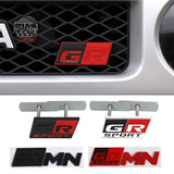 Car Front Grille Badge Trunk Sticker for GR Sport MN Rav4 Aqua Auris Levin Yaris Camry Crown Prado Supra Corolla Avensis