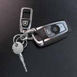 Mercedes Benz Car Logo Metal Keychain Key Holder Pendant