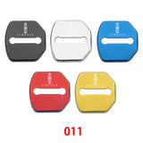 4pcs/set Lincoln Stainless Steel Car Door Lock Cover Protection